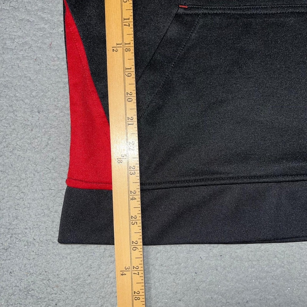 VTG Tapout Hoodie Youth Sz XL 18/20 Black Red Embroidered Logo Athletic Sweater - Picture 7 of 7